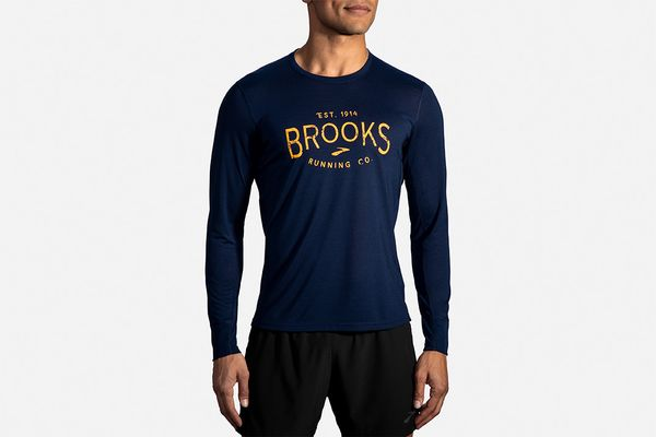 Brooks MEN'S DISTANCE GRAPHIC L/S 481