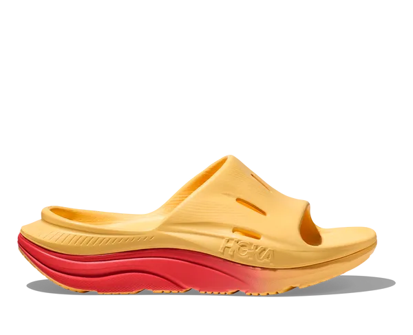 Hoka ALL GENDER ORA RECOVERY SLIDE 3 POPPY/CERISE
